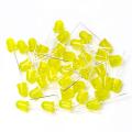 500Pcs- LED Yellow LED 5mm Round LED Light Emitting Diode Basic Red Light Bulbs For Electronics Project Indicator Front Panels Light DIY 2 Pin Leads.