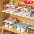 Shoe Shelf With Storage Capacity Double Shelf Shoe Organizer Multifunctional Shoe Storage Solution Shoe Storage Rack Space-saving Shoe Hanger. 