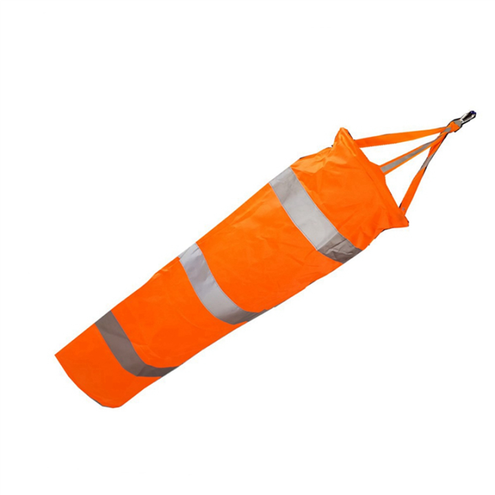 Airport Windsocks Orange Waterproof Windsock Reflective Wind Bag 60cm Easy Install Easy to Use