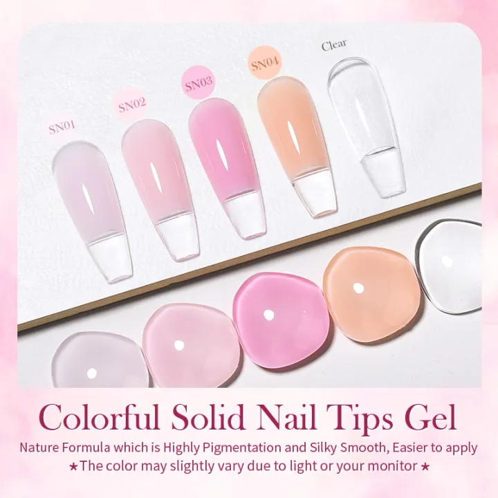 BORN%20PRETTY%20Solid%20Nail%20Tips%20Gel%205g%20Transparent%20Clear%20Function%20Gel%20Nail%20Extension%20Gel%20Soak%20Off%20Nail%20Art%20Gel%20Need%20UV%20Lamp%20Cure%20-%20Image%202
