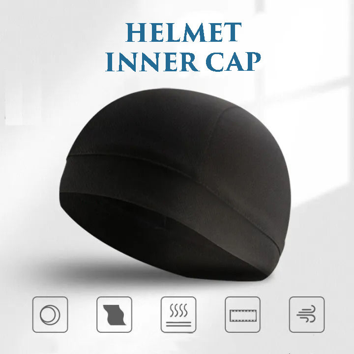 Helmet Inner Cap Quick Dry Breathable Hat Suitable for Motorcycles Bikes Use Universal AR Trade BD