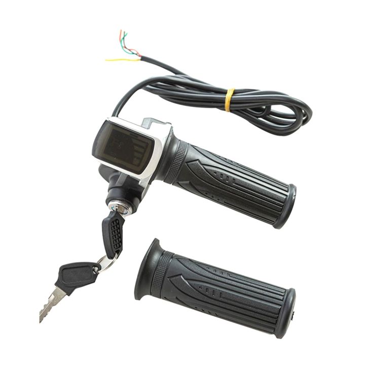 Brushed%20Controller%20&%20Throttle%20Twist%20Grip%2024V%20350W%20for%20Electric%20Bike%20-%20Image%203