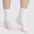 White socks school socks man and woman.