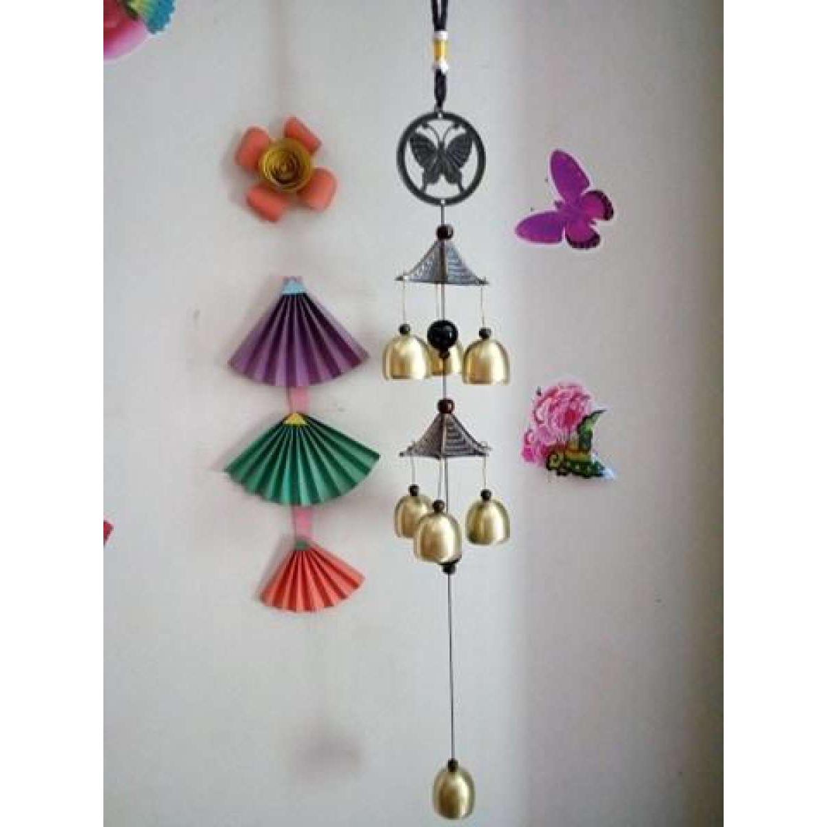 Wind Chimes Door Hanging 3 Copper Bells