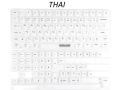 Milky White Keycap Frosted Fog Transparent Matte PC ABS 122Keys Cherry For 82/104 Mechanical Keyboard Thai Russian Korean keycap. 