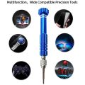 2set Magnetic 6 in 1 Tiny Screw Driver Kit, Small Screwdriver Set Perfect Mini Screws for Cell Phones, Watch. 