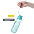 Cup gift anti-fall settled outside water sports cup with rope material water bottle portable 600ml plastic container cute student couple water cup Mark. 