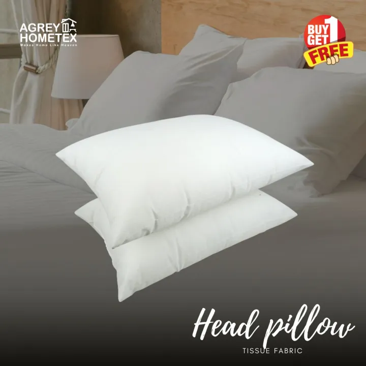 Buy%201%20Get%201%20Free,%20Fiber%20Head%20Pillow,%20Tissue%20Fabric,%20White,%20(18"x24")%20-%20Image%202
