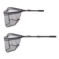 TAIYU 1m 83cm 49cm Telescopic Landing Net Folding Fishing Nets Fly Carp Sea Mesh Hand Dip Casting Landing Net for Fly Fishing.