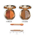 Samsea Eyeshadow Duo Pumpkin Color, Earth Tone, Mashed Potatoes, Matte Orange Gold Shine, Coffee Base Silver Flash. 