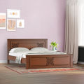 Regal Wooden Butterfly King Bed - Antique BDH-367-3-1-20 993308.