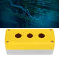 Push Button Box, 3 Holes Button Switch Station Box Multifunctional for Electrical Equipments. 