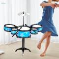 Kids Drum Set Childrens Simulation Drum Toy for Birthday Christmas Holiday.