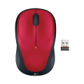 Logitech M235 Red Rubber Sides Wireless Mouse.