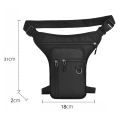 Tactical Travel Bag Waterproof Motorcycle Waist Leg Bag Men Hip Bum Pack Leg Side Bag Ride Bags Outdoor Casual Fanny Pack Bag. 