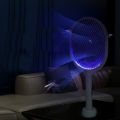 Weidasi Wd-979 Rechargeable Dual-Use Electric Mosquito Racket Mosquito Swatter With Led & Stand - Mosquito Bat. 