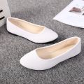 Spring Autumn Women Shoes Flock Flats Comfortable Flat Shoes Women Flats Loafers Shallow Slip on Shoes Red Black Plus Size 41.