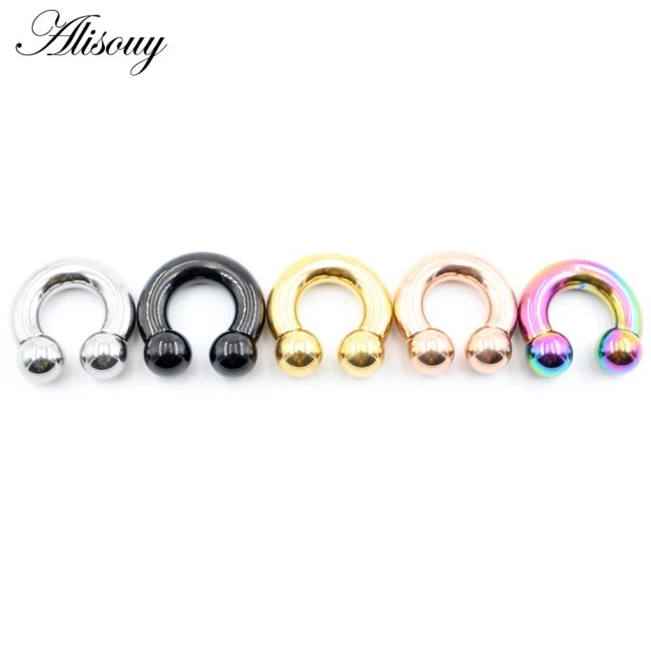 Alisouy%201pc%20Big%20Large%20Size%20Captive%20Bead%20Nose%20Ring%20Ear%20Plug%20Expander%20Guauge%20Male%20Genital%20BCR%20Hoop%20Earring%20Piercing%20Body%20Jewelry%20-%20Image%202