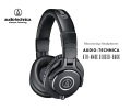 Audio-Technica ATH-M40x Closed-back Studio Monitoring Headphones. 