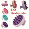 High-quality Silicone Shampoo Brush / Hair Scalp Massage Brush Silicone Hair Care Hair brushes combs. 