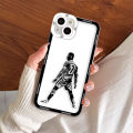 Football C-CR7 Cover Angel Eyes Clear Phone Case For iPhone Apple 15 14 12 13 11 Pro 8 7 SE Plus X XR XS Case Funda Coque Shell. 