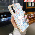 JIUMOO Case For Xiaomi Mi 11i 11X POCO F3 Redmi K40 Pro Case Cartoon Milk Bear Pattern Side Square Edge Luxury Plating Phone Casing Full Cover Camera Lens Shockproof Protection Softcase. 
