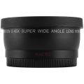 0.45X Camera Wide Angle and Macro Lens Additional Lens for Camera Lens with Filter Diameter of 55mm/2.2in. 