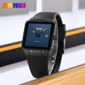 SKMEI Women Fashion Elegant Stopwatch Quartz Watches Womens Casual Simple Wristwatches Waterproof Famale Clcok Reloj Mujer 2173. 