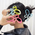 New Bow Knot Giant Hair Claw Colorful Big Hair Claw Clips Hair Accessories for Girls. 