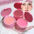 Gege bear Bang Bang soft fog powder blusher matte fog surface naturally lift air, swell color, tender makeup, rouge. 