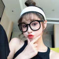 Rongchang Xiaohongshu internet celebrity same style Karen Walker plain glasses for men, large frame arrow type myopia glasses for women, anti-blue light. 
