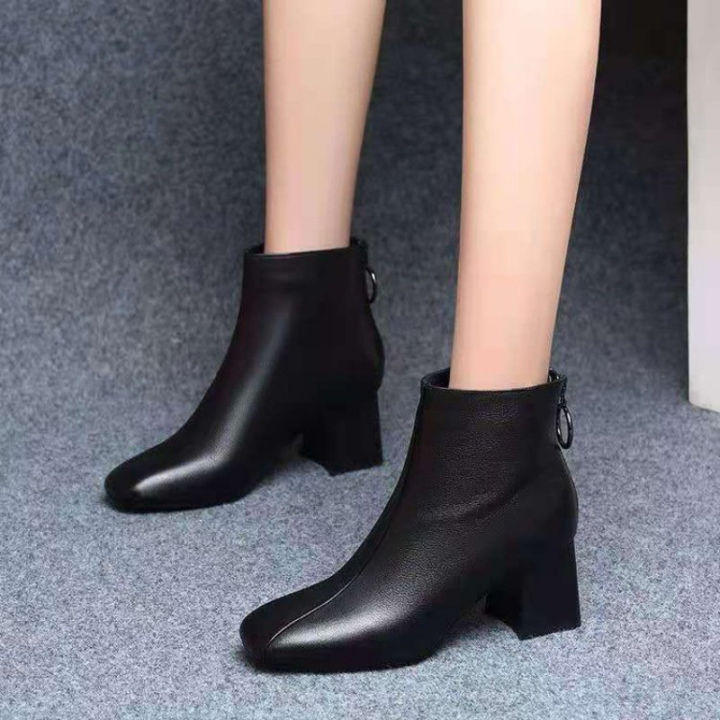 Block%20Heel%20Boots%20Women's%20Fashion%20Fall/Winter%202024%20New%20Women's%20Boots%20Mid-heel%20Spring%20and%20Autumn%20Single%20Boots%20Martin%20Boots%20-%20Image%204