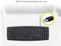 Micropack K203 Black Basic USB Keyboard with Bangla. 