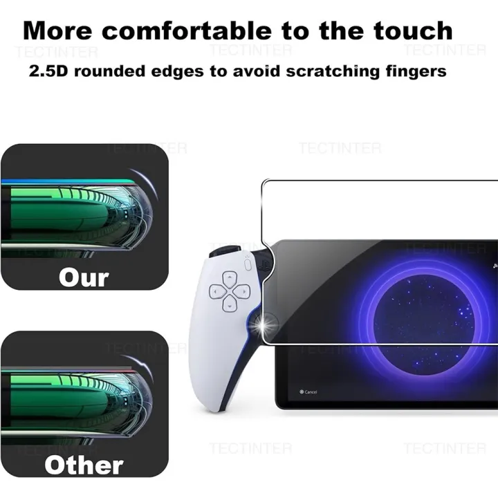 2%20Pack%20Screen%20Protector%20Protective%20Film%20for%20Sony%20PlayStation%20PS5%20Portal%20Handheld%20Anti-Scratch%20Tempered%20Glass%20Gaming%20Accessories%20-%20Image%203