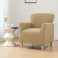 Stretch Spandex Club Armchair Slipcovers Elastic Single Couch Covers Jacquard Tub Sofa Cover for Study Bar Counter Living Room. 