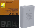 Nikon EN-EL 14 Rechargeable camera Battery For D5300 D3300 P7100 P7000 D3100 D3200 D5100 D5200. 