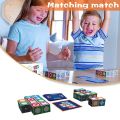 Kids Logical Space Match Board Game Wooden Toy Family Party Games Children Intelligence Development for Kids Educational Toys. 