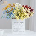 6pcs/set Artificial Flowers 27cm Sun Flower Colorful Small Daisy Silk Home Garden Decoration Wedding DIY Party. 