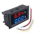 DC 0-300V 0-100V 1A 10A Digital LED Volt ampere Voltage Current Dual Meter Ammeter and Voltmeter Amp Volt Meter. 