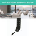 2X Electric Recliner Chair Parts Power Recliner Switch Recliner Motor Switch 6 Button Hand Controller for Electric Sofa. 