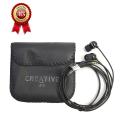 Creative High Bass Audio Earphone With Pouch Ep-530 - Black - Ear Phone - Headphone.