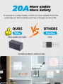 Type 86 switch zero-fire graffiti app timed remote voice control water heater with EU regulations With Google Home and Alexa.