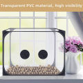 GC 35.8x23.2x22.8inch Still Air Box Pop Up Mushroom Grow Tent Kit Portable Mycology Fume Hood Propagation Stations.