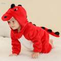 Infant Bodysuit Jacket Kids Hooded Romper for Sleeping Boys for 80cm to 90cm. 