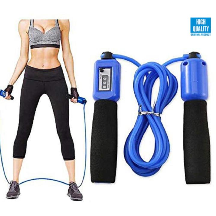 COUNTABLE-SKIPING -FOR FITNESS LIFE,,Skipping Rope with Jump Counter Weight  Loss Best in Fitness Sports Exercise Workout