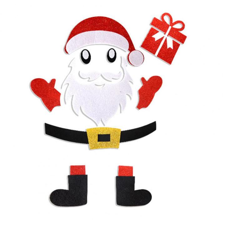 Christmas%20Home%20Decorations%20Festive%20Christmas%20Door%20Stickers%20Santa%20Claus%20Reindeer%20Snowman%20Decorative%20Window%20Decals%20for%20Diy%20Holiday%20-%20Image%202