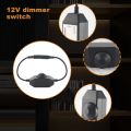 DC 12V-24V 6A Dimmer Switch,for LED Rope Light 3528,5050,5630 (Black). 
