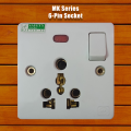 6 Pin MF Socket with Switch | Combined Socket (MK series). 