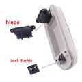 Car Seat Armrest Box Cover Hinge Clip 58907-02070 for 2007-2013 Accessories Parts Storage Cover Switch Buckle Lock Hinge.