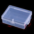 2pcs Transparent Chapter Box Hanging Box Mini Key Photo Boxes Home Storage Box. 